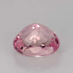 Turmalina rosa natural de 2,90 ct, corte óvalo, VS