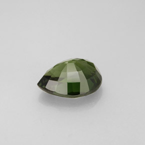 Turmalina verde natural de 1,45 ct, en forma de pera, VVS