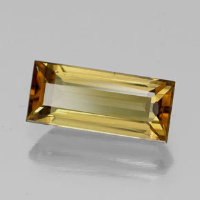 Turmalina oro natural de 1,55 ct, baguette, SI