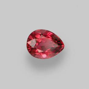 Turmalina rosa natural de 0,99 ct, en forma de pera, VVS