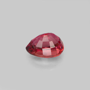 Turmalina rosa natural de 0,99 ct, en forma de pera, VVS