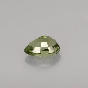 Turmalina verde natural de 0,93 ct, en forma de pera, VVS