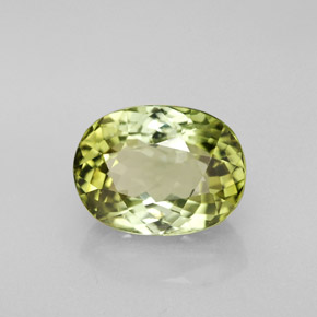Turmalina verde natural de 3,18 ct, corte óvalo, VVS-VS