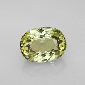Turmalina verde natural de 3,18 ct, corte óvalo, VVS-VS