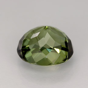 Turmalina verde natural de 4,07 ct, corte óvalo, VVS-VS