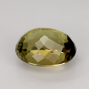Turmalina amarillo natural de 4,00 ct, corte óvalo, VVS-VS