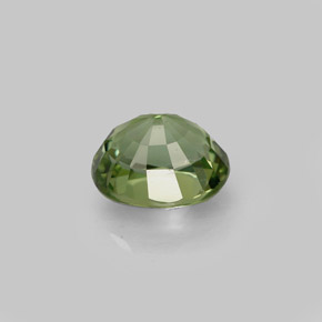 Turmalina verde natural de 1,21 ct, corte óvalo, IF