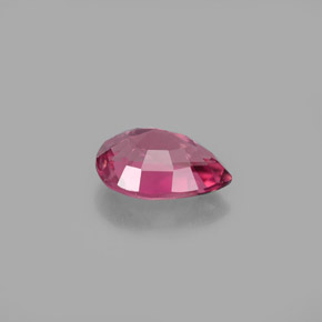 Turmalina rosa natural de 0,90 ct, en forma de pera, VVS