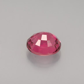 Turmalina rosa natural de 1,12 ct, corte óvalo, VVS