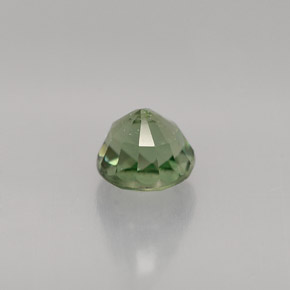 Turmalina verde natural de 1,08 ct, corte redondo, VVS