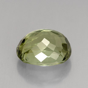 Turmalina verde natural de 4,12 ct, corte óvalo, VVS