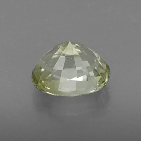 Turmalina verde natural de 1,15 ct, corte óvalo, IF