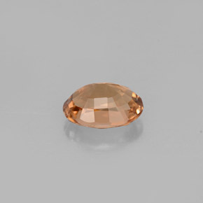 Turmalina amarillo natural de 0,87 ct, corte óvalo, VVS