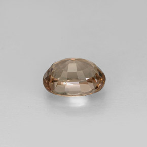 Turmalina marrón natural de 1,03 ct, corte óvalo, VVS-VS