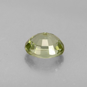 Turmalina verde natural de 0,80 ct, corte óvalo, IF