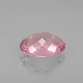 Turmalina rosa natural de 2,17 ct, corte óvalo, VS-SI