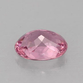 Turmalina rosa natural de 1,85 ct, corte óvalo, VS-SI