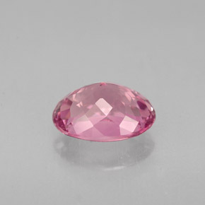 Turmalina rosa natural de 1,89 ct, corte óvalo, VS