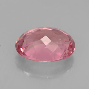 Turmalina rosa natural de 2,07 ct, corte óvalo, VVS-VS