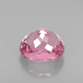 Turmalina rosa natural de 2,14 ct, corte óvalo, VS-SI