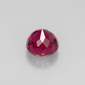Turmalina violeta natural de 0,67 ct, corte redondo, VVS-VS