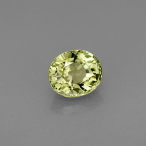 Turmalina verde natural de 0,89 ct, corte óvalo, IF
