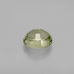 Turmalina verde natural de 0,79 ct, corte óvalo, IF