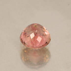Turmalina multicolor natural de 0,48 ct, corte redondo, VVS-VS