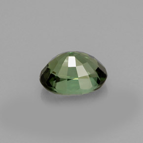 Turmalina verde natural de 1,05 ct, corte óvalo, VS