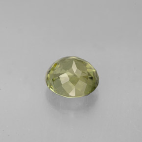 Turmalina verde natural de 1,74 ct, corte redondo, VVS