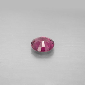 Turmalina violeta natural de 0,76 ct, corte redondo, VVS-VS