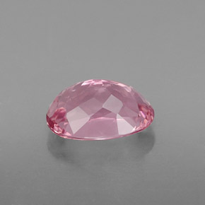 Turmalina rosa natural de 1,95 ct, corte óvalo, VVS-VS