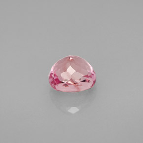Turmalina rosa natural de 1,43 ct, corte cojín, VVS-VS