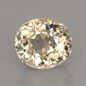 Turmalina amarillo natural de 2,79 ct, corte óvalo, IF
