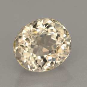 Turmalina amarillo natural de 2,79 ct, corte óvalo, IF