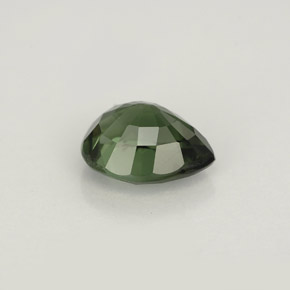 Turmalina verde natural de 1,19 ct, en forma de pera, VVS-VS