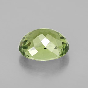 Turmalina verde natural de 2,55 ct, corte óvalo, VVS
