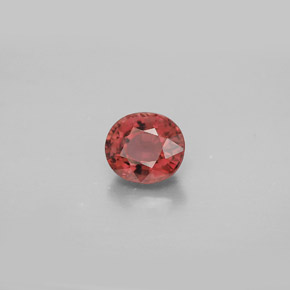 Turmalina rosa natural de 0,99 ct, corte óvalo, VVS