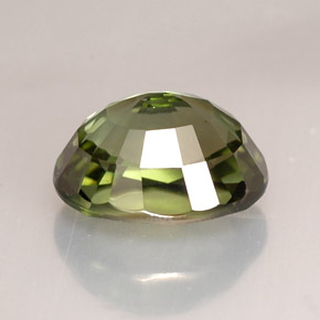 Turmalina verde natural de 2,08 ct, corte óvalo, IF