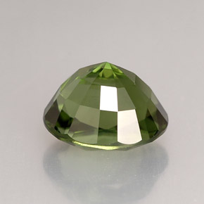 Turmalina verde natural de 1,88 ct, corte óvalo, VVS