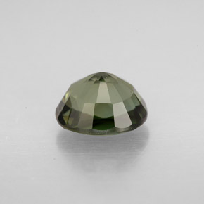 Turmalina verde natural de 1,63 ct, corte óvalo, VVS