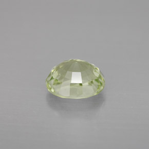 Turmalina verde natural de 1,88 ct, corte óvalo, VVS