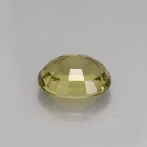 Turmalina verde natural de 1,86 ct, corte óvalo, VVS