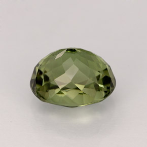 Turmalina verde natural de 1,83 ct, corte óvalo, VVS