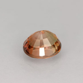 Turmalina multicolor natural de 1,02 ct, corte óvalo, VVS