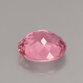 Turmalina rosa natural de 2,94 ct, corte óvalo, VVS