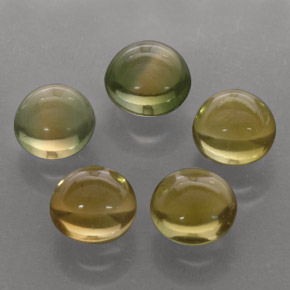 Gemas de turmalina multicolor natural de  ct, corte redondo, transparente