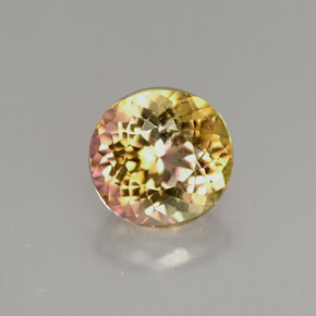 Turmalina multicolor natural de 1,17 ct, corte óvalo, VVS-VS