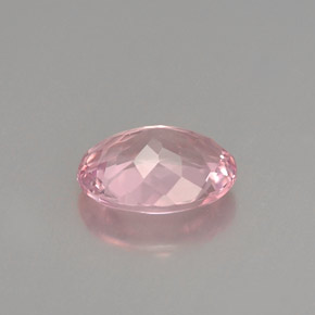 Turmalina rosa natural de 0,98 ct, corte óvalo, VVS-VS