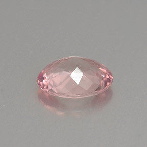 Turmalina rosa natural de 1,04 ct, corte óvalo, VVS-VS